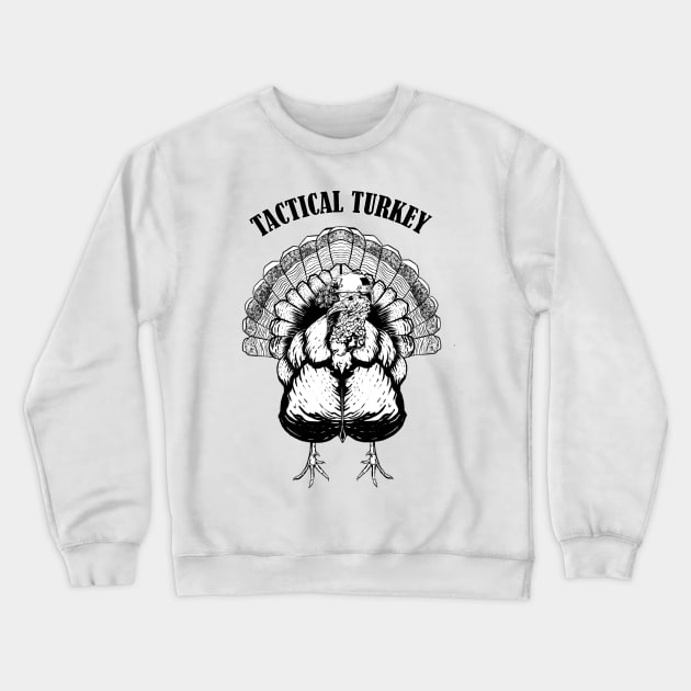 Tactical turkey Crewneck Sweatshirt by ZethTheReaper